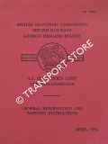 A.C. Electrified Lines: Crewe - Manchester 1958 by British Transport Commission - British Railways, London Midland Region